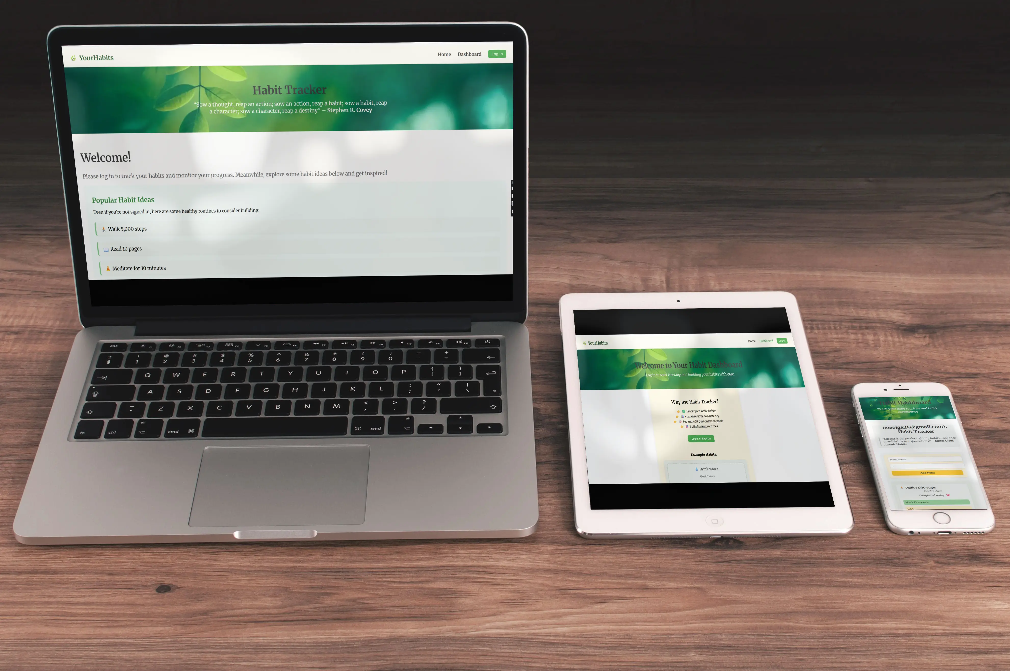 Habit tracker project